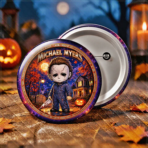 Arquivo de Corte Botton Michael Myers Terror Halloween 16