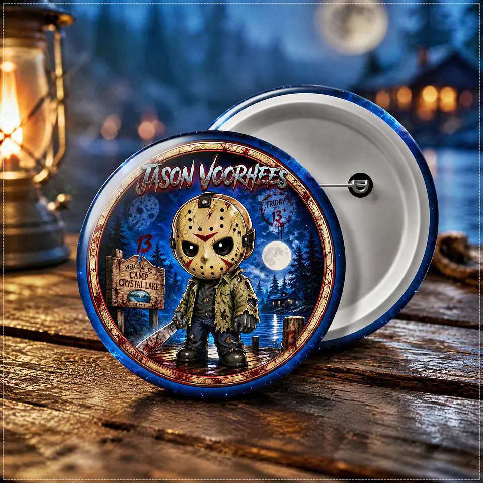 Arquivo de Corte Botton Jason Terror Halloween 14 1