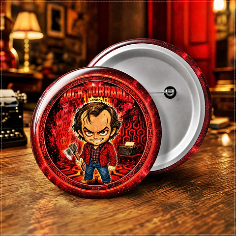 Arquivo de Corte Botton Jack Torrance Terror Halloween 13