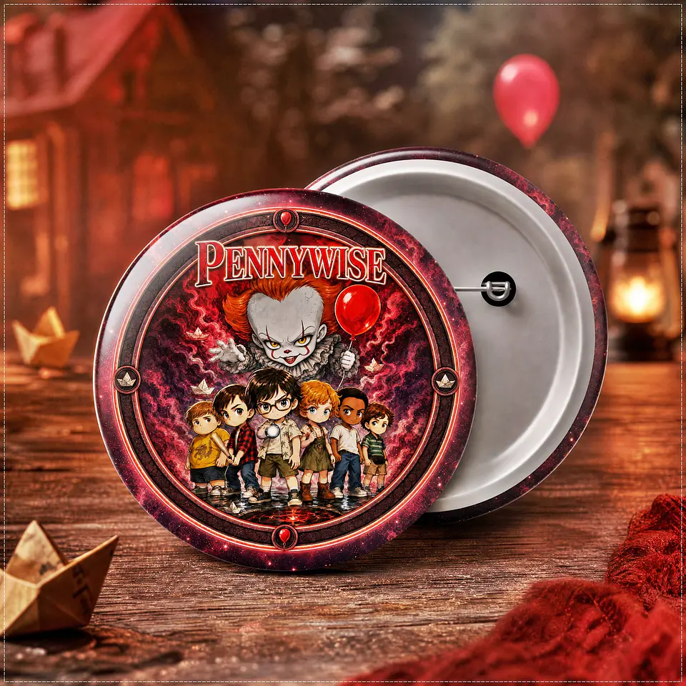 Arquivo de Corte Botton It a Coisa Terror Halloween 12 1