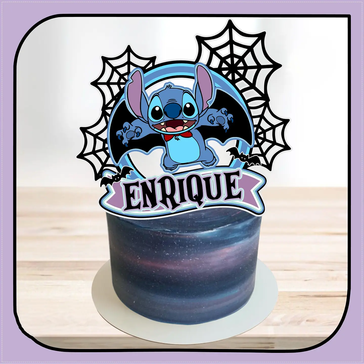 Arquivo de Corte Topo de Bolo Stitch Halloween 7 1