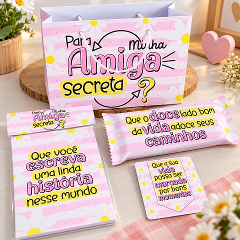 Arquivo de Corte Pack Amigo Oculto Amigo Secreto Natal 1
