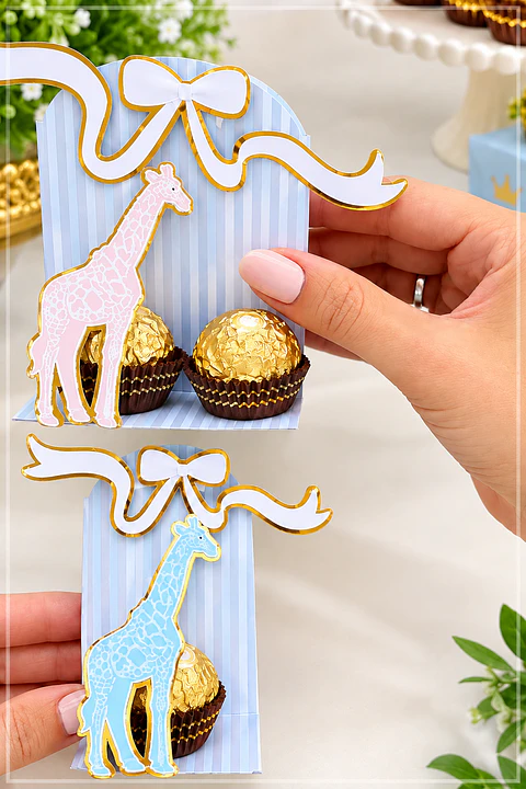 Arquivo de Corte Porta Ferrero Girafinhas 6