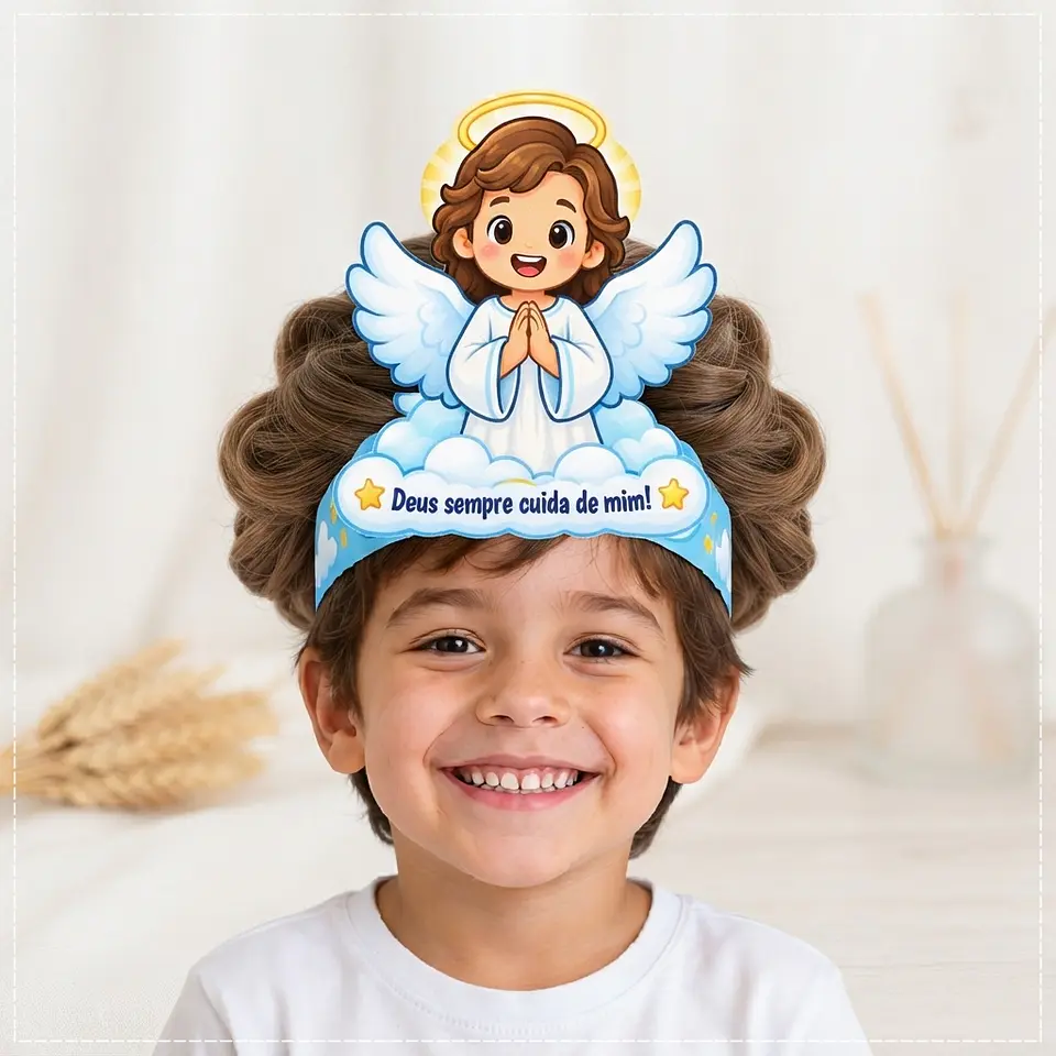 Arquivo de Corte Dia das Crianças Cabelo Maluco Anjinho 105 1