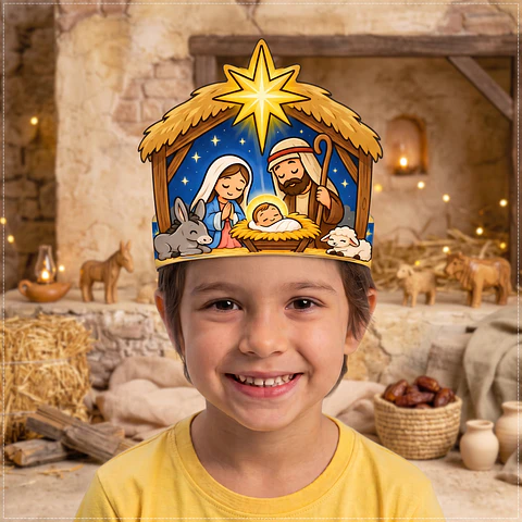 Arquivo de Corte Dia das Crianças Cabelo Maluco Presépio Natal 93