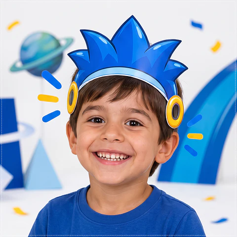 Arquivo de Corte Dia das Crianças Cabelo Maluco Sonic 90