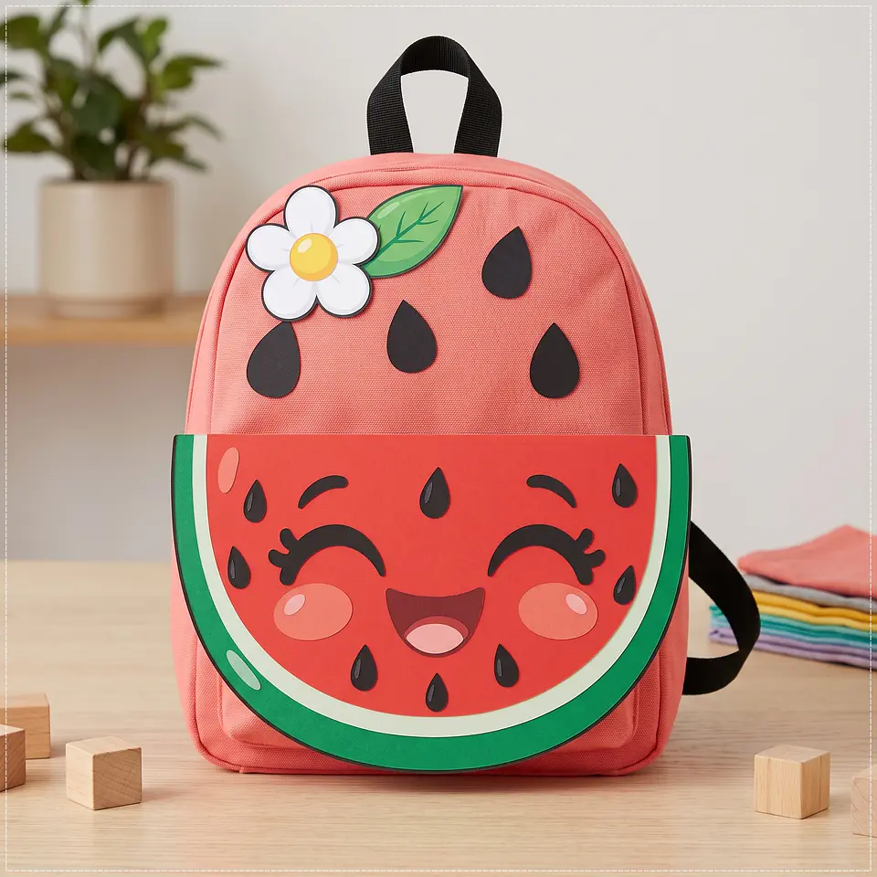 Arquivo de Corte Dia das Crianças Mochila Maluca Melancia 86 1