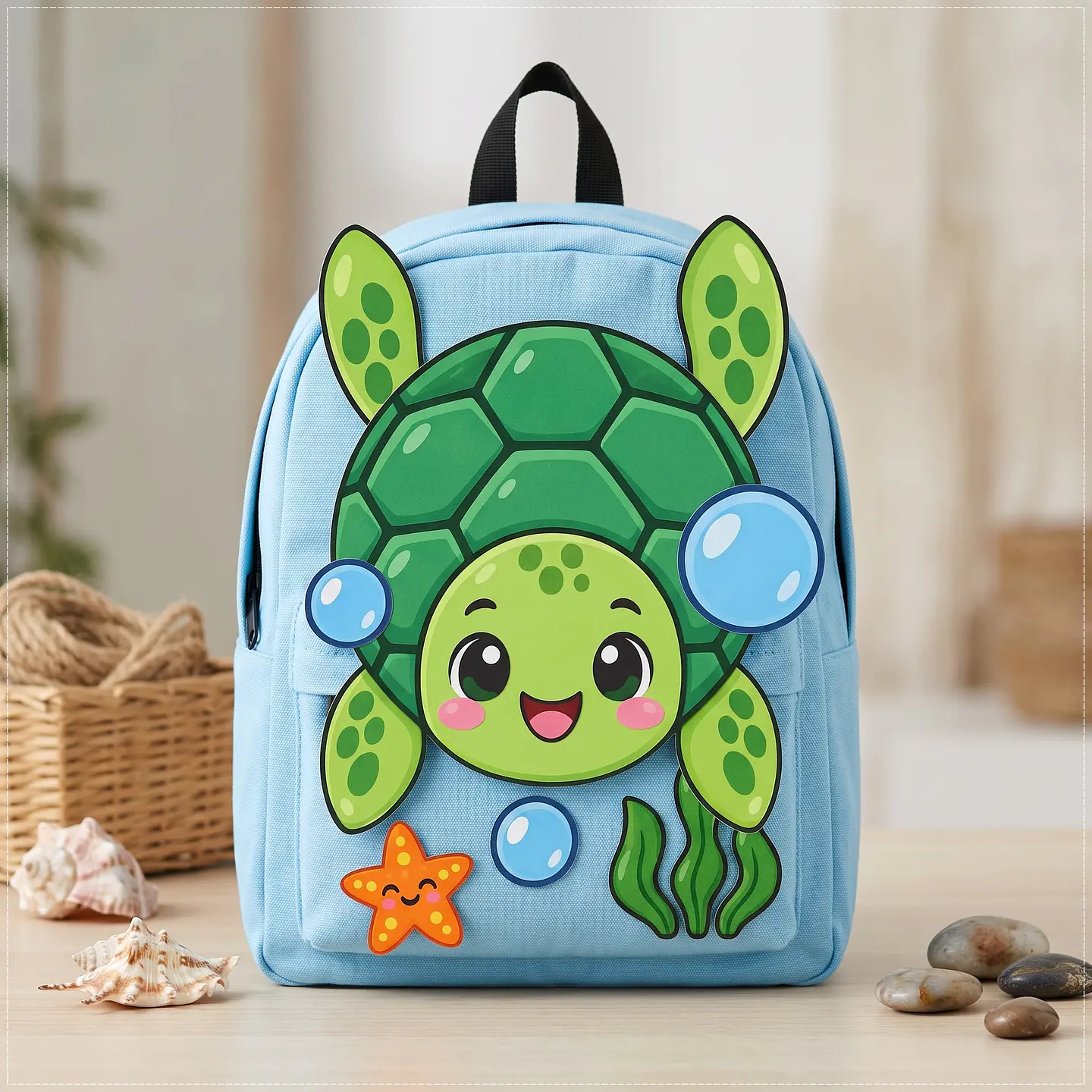 Arquivo de Corte Dia das Crianças Mochila Maluca Tartaruga Fundo do Mar 83 1