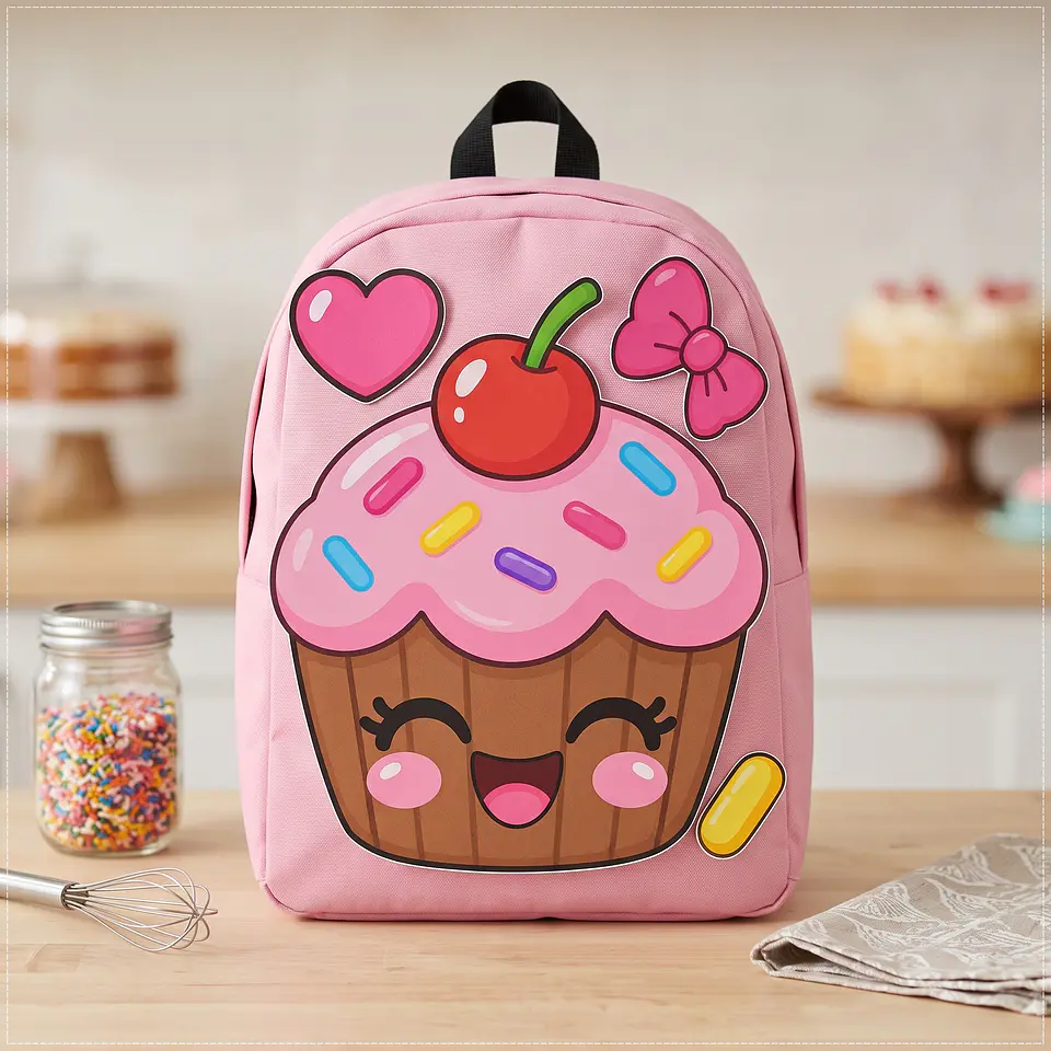 Arquivo de Corte Dia das Crianças Mochila Maluca Cupcake 81 1