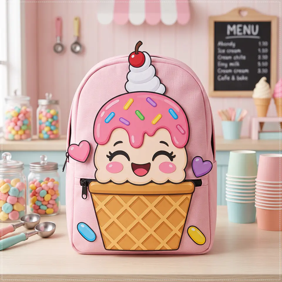 Arquivo de Corte Dia das Crianças Mochila Maluca Sorvete 76 1