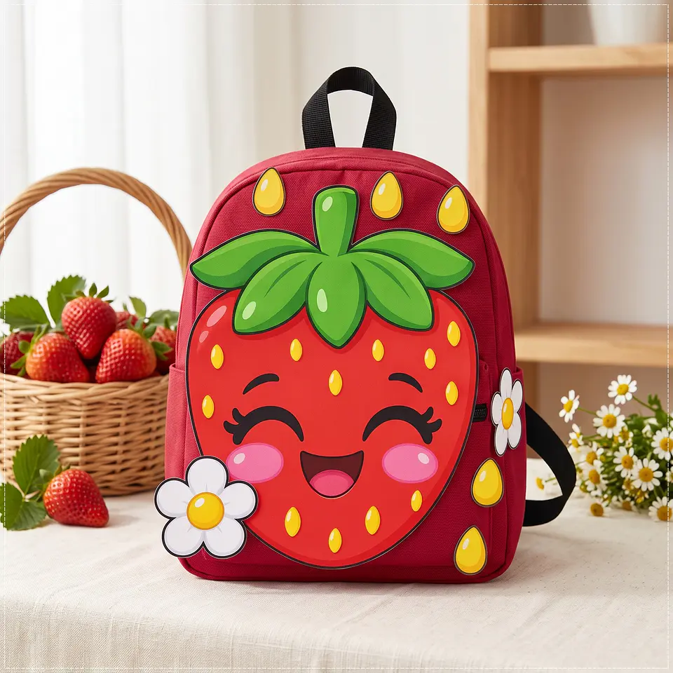 Arquivo de Corte Dia das Crianças Mochila Maluca Morango 75 1