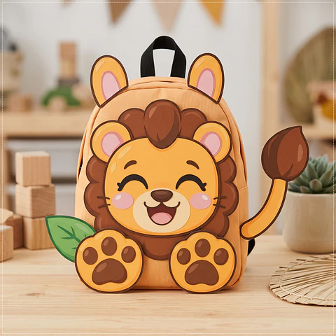 Arquivo de Corte Dia das Crianças Mochila Maluca Leãozinho 87