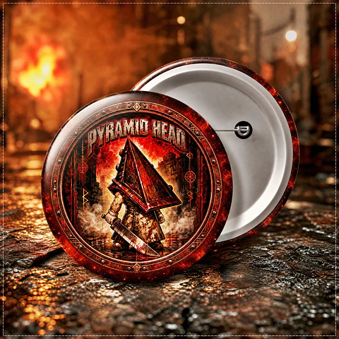 Arquivo de Corte Botton Pyramid Head Terror Halloween 29