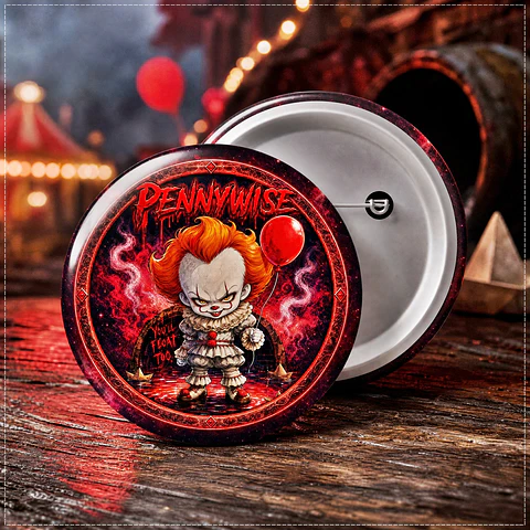 Arquivo de Corte Botton Pennywise Terror Halloween 26