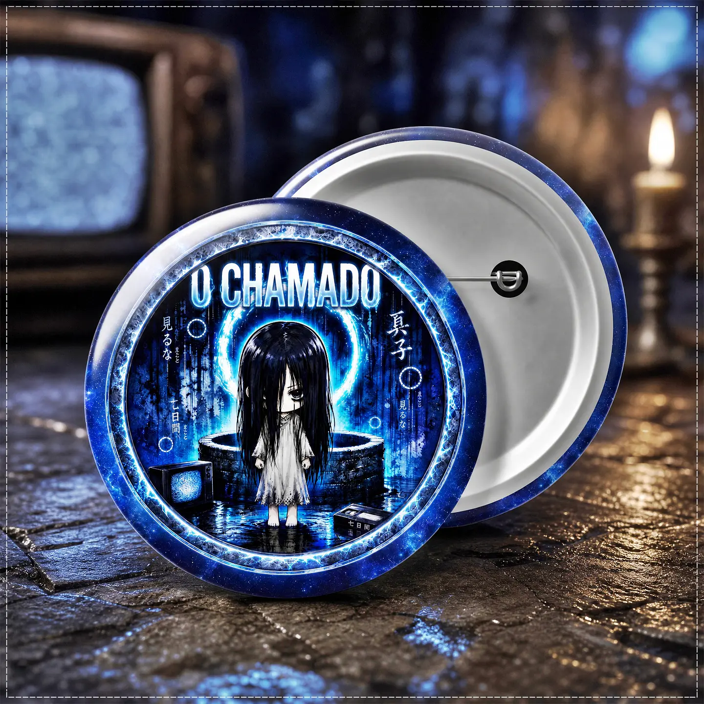 Arquivo de Corte Botton O Chamado Terror Halloween 21 1