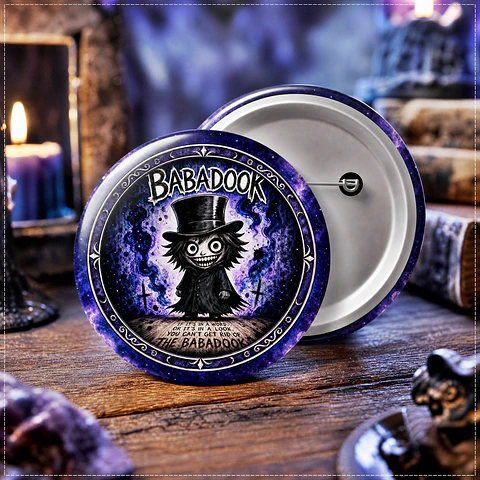 Arquivo de Corte Botton Babadook Terror Halloween 20
