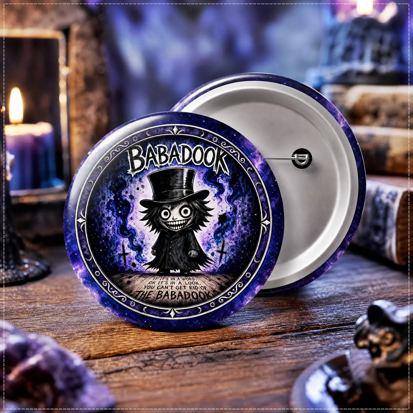 Arquivo de Corte Botton Babadook Terror Halloween 20 1