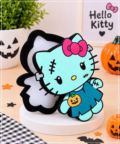 Arquivo de Corte Halloween Hello Kitty Frankestein 1
