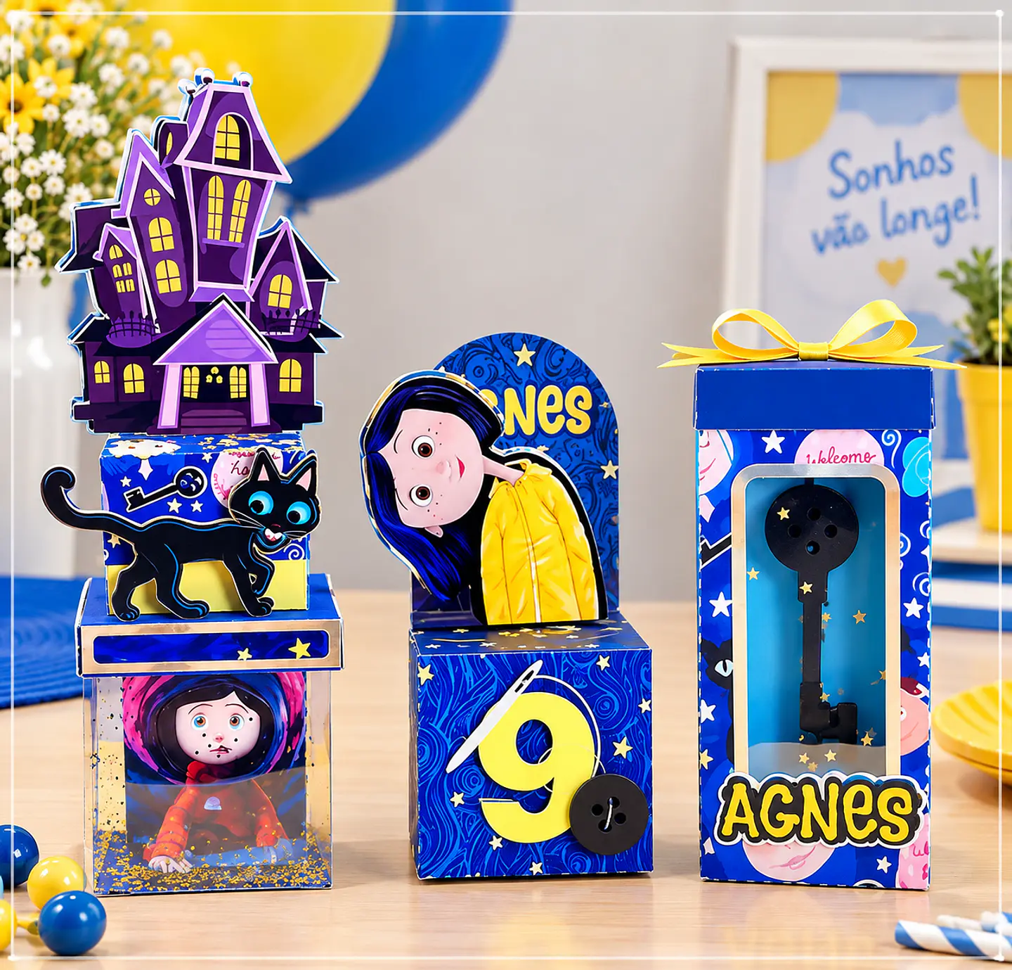 Arquivo de Corte Kit Festa Coraline 2 1