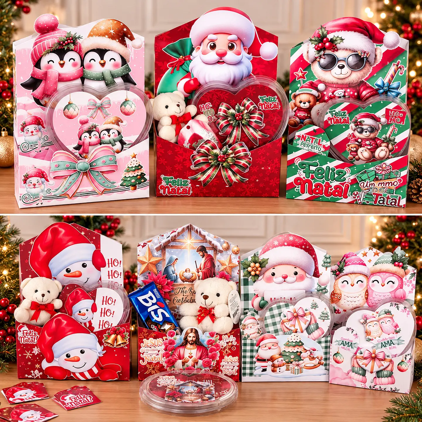 Arquivo de Corte Caixa Envelope e Mimos Natal 1 1