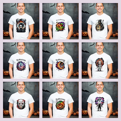 Sublimação - Camisa Halloween VS7
