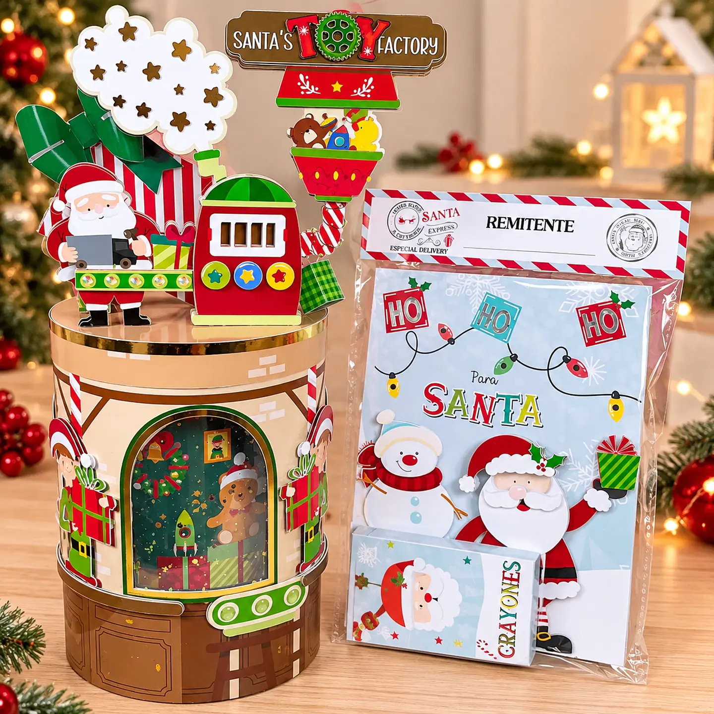 Arquivo de Corte Caixa Fabrica de Brinquedos Cartinha Natal 1 1