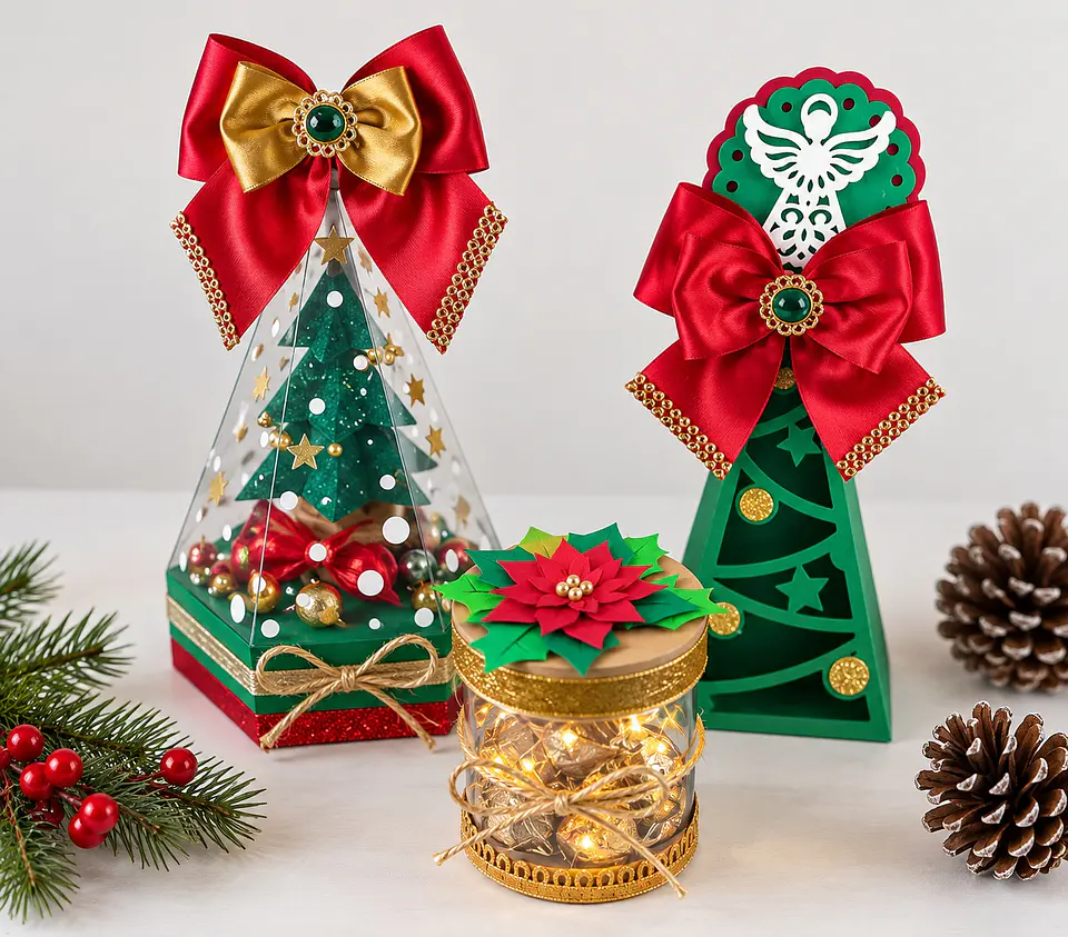 Arquivo de Corte Kit Caixas Natalinas Natal 1 1