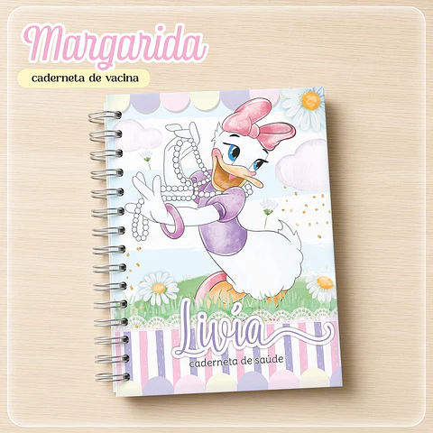 Encadernação - Caderneta Margarida