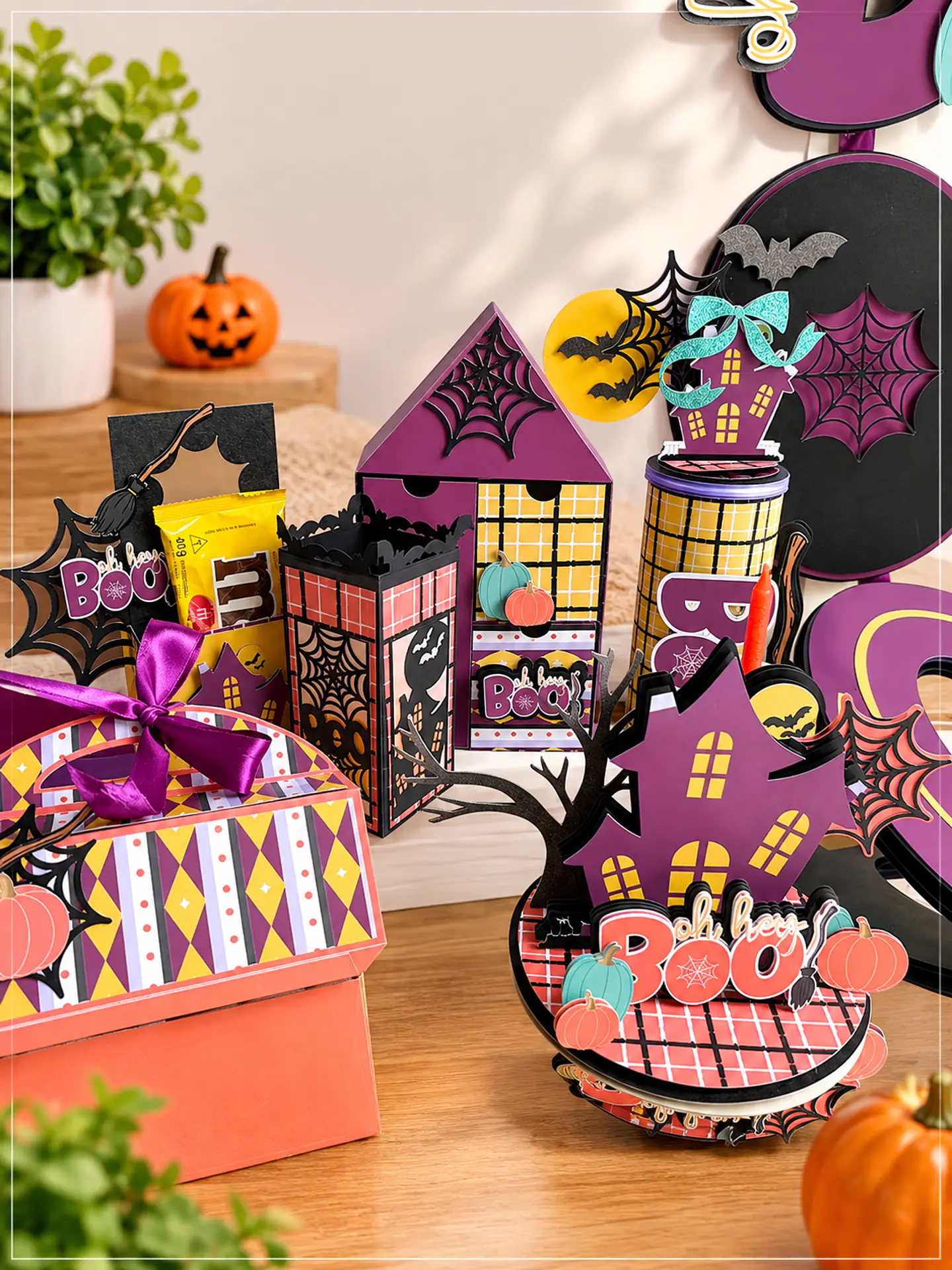 Arquivo de Corte Kit Mimos Halloween Hey Boo 2 1