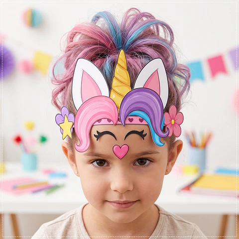 Arquivo de Corte Dia das Crianças Cabelo Maluco Unicornio 138