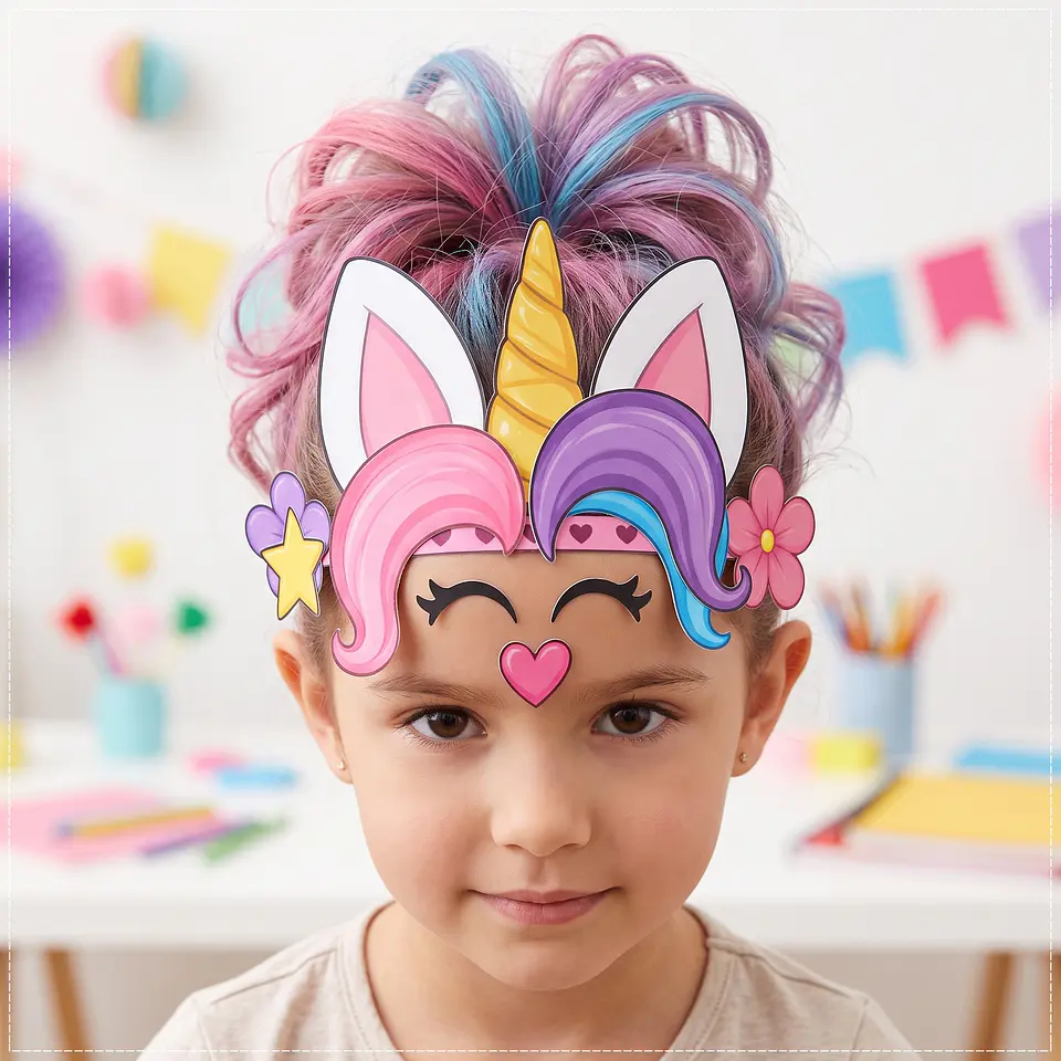 Arquivo de Corte Dia das Crianças Cabelo Maluco Unicornio 138 1