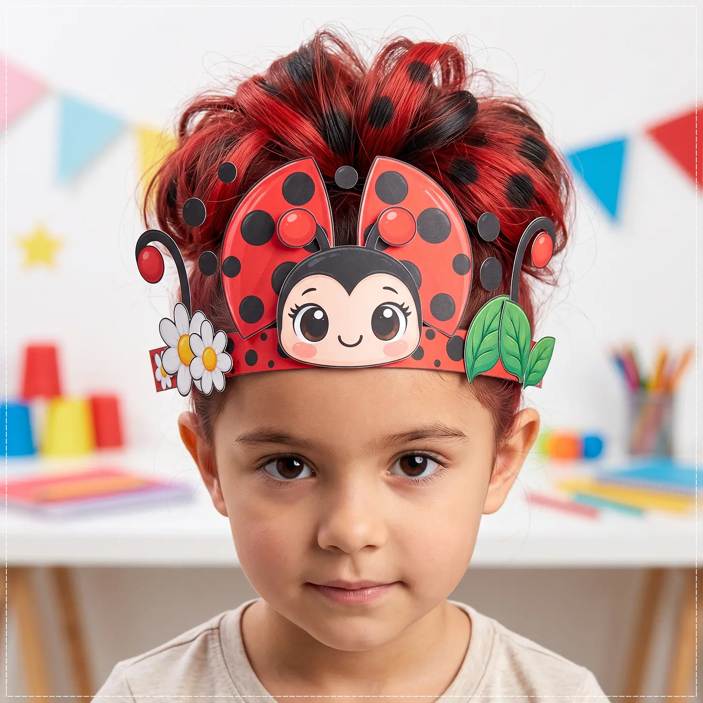 Arquivo de Corte Dia das Crianças Cabelo Maluco Joaninha 135 1