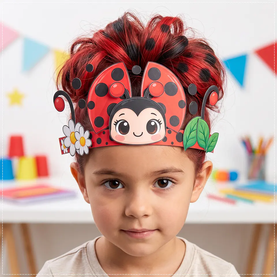 Arquivo de Corte Dia das Crianças Cabelo Maluco Joaninha 135 1