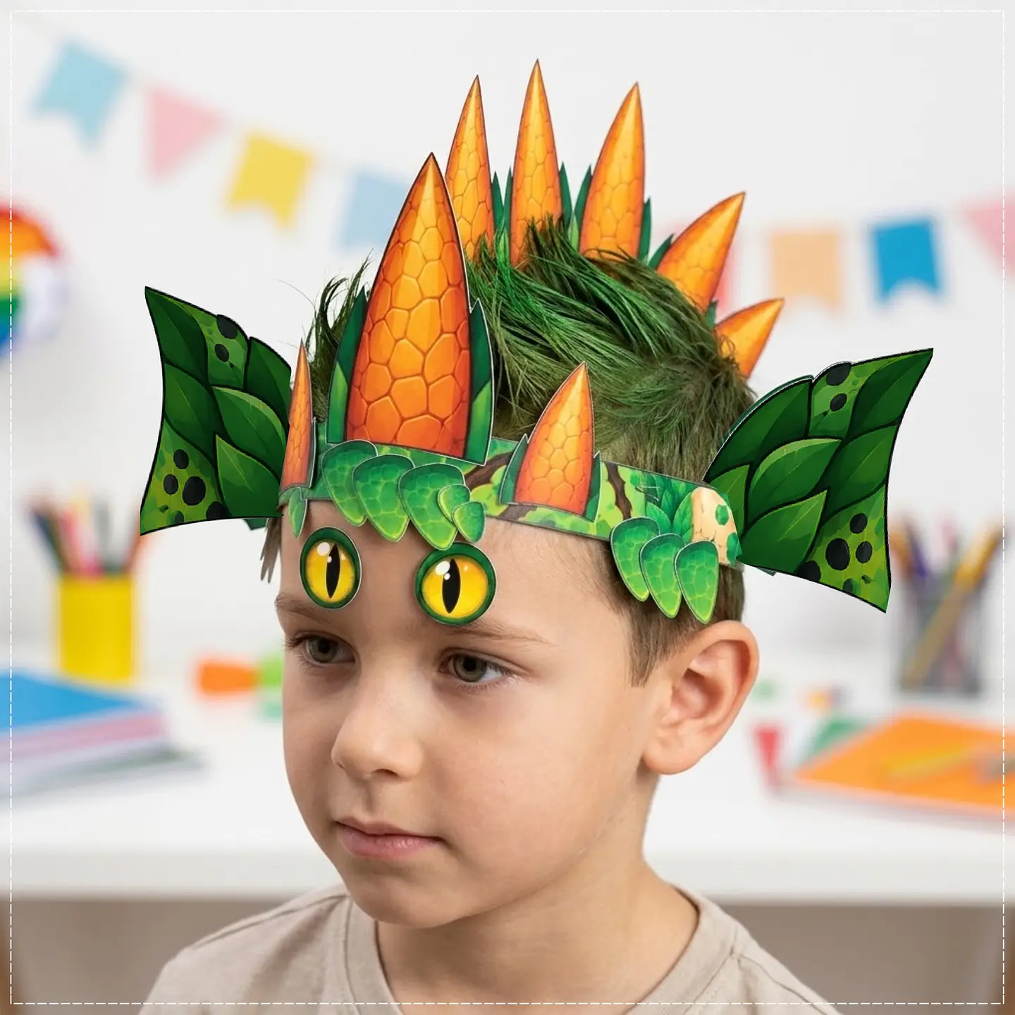Arquivo de Corte Dia das Crianças Cabelo Maluco Dinossauro Dino 133 1
