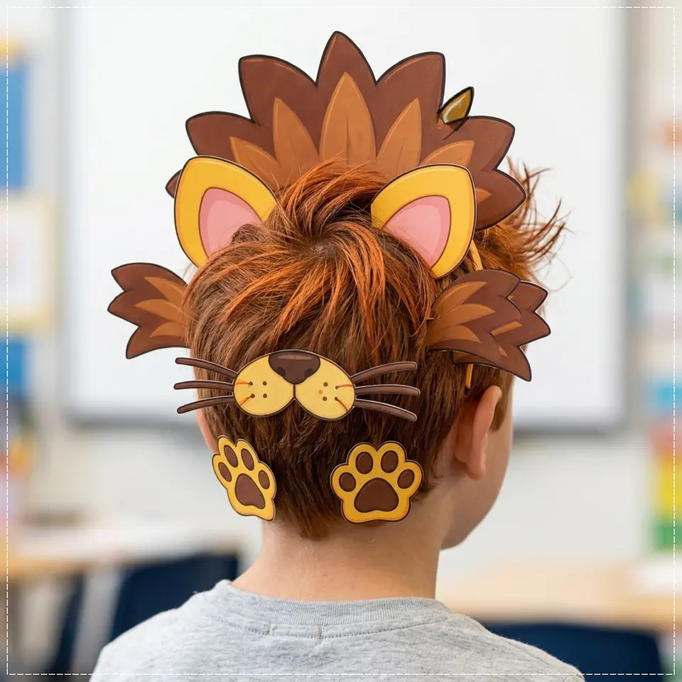Arquivo de Corte Dia das Crianças Cabelo Maluco Safari 129 1