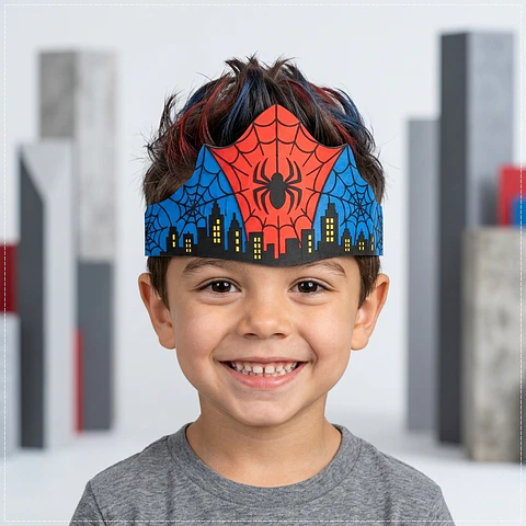 Arquivo de Corte Dia das Crianças Cabelo Maluco Homem Aranha 125