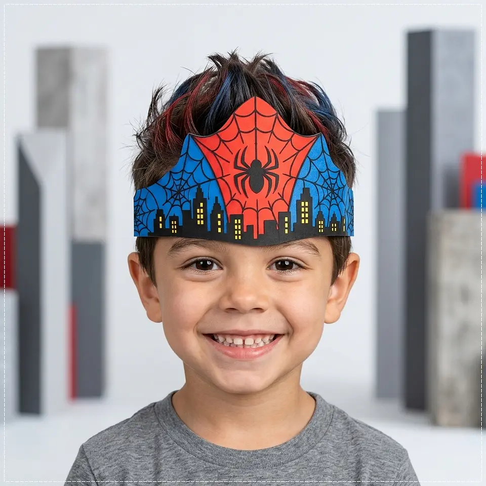 Arquivo de Corte Dia das Crianças Cabelo Maluco Homem Aranha 125 1