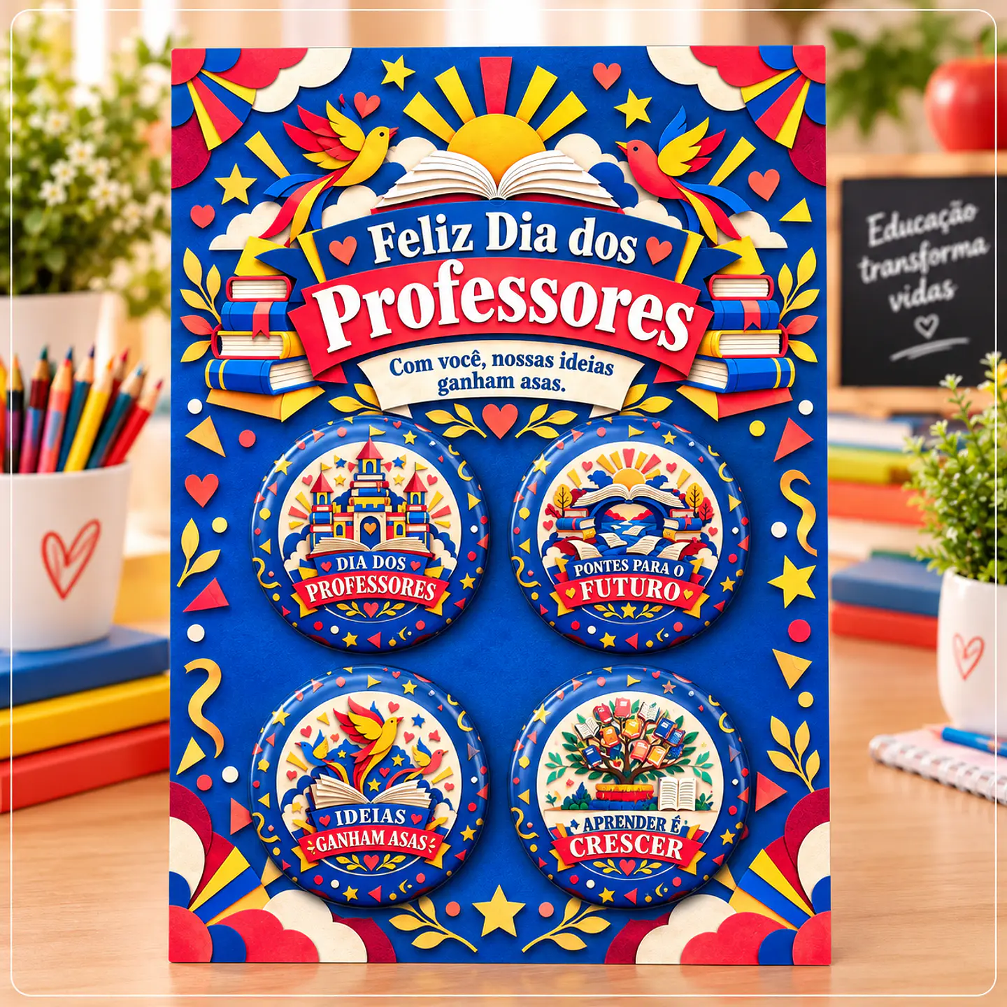 Arquivo de Corte Bottons Dia dos Professores 9 1