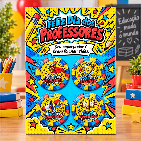Arquivo de Corte Bottons Dia dos Professores 8