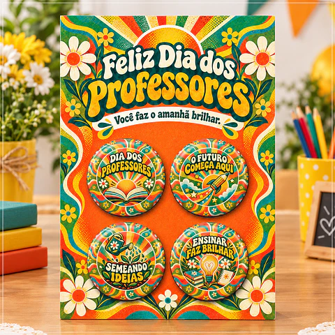 Arquivo de Corte Bottons Dia dos Professores 7