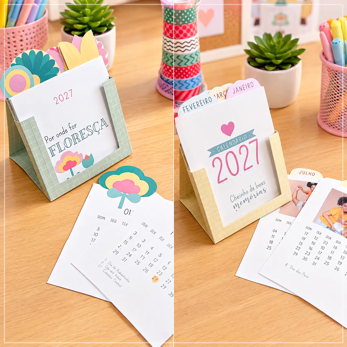 Arquivo de Corte Calendário Florescer 2 1