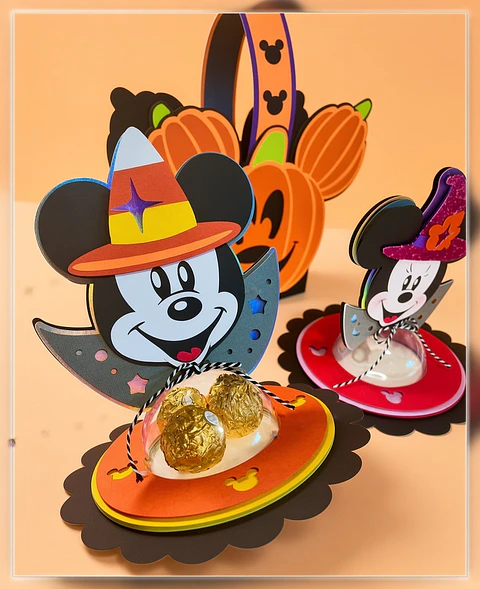 Arquivo de Corte Blister Mickey e Minnie Halloween 5