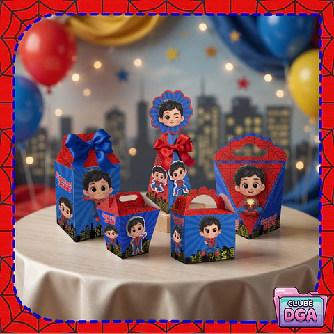 Arquivo de Corte Kit Festa Homem Aranha 1