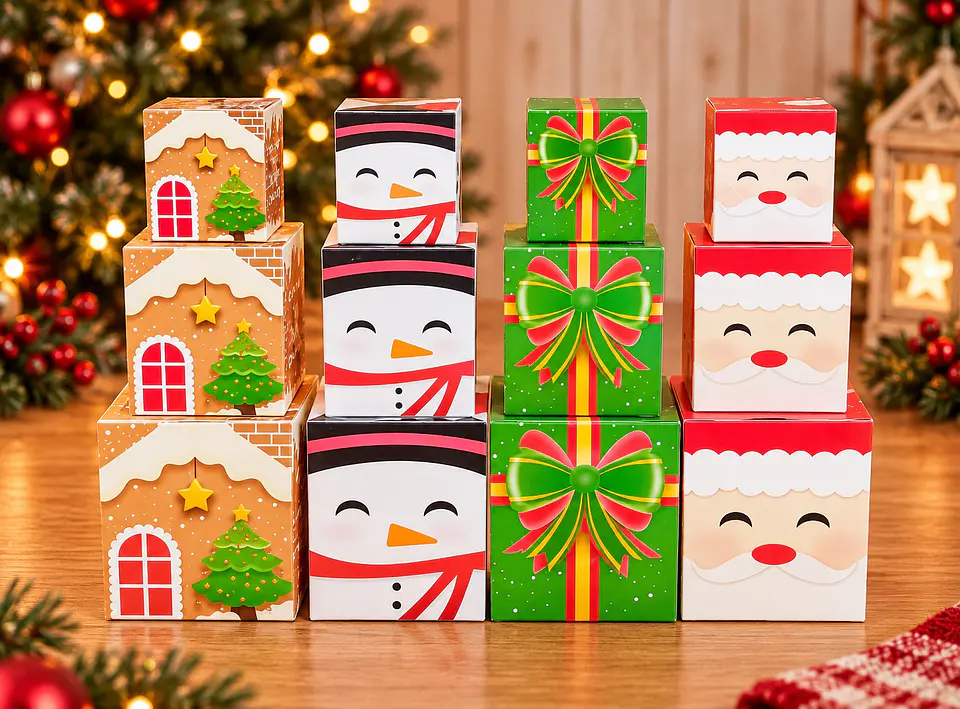 Arquivo de Corte Caixas Natalinas Natal 3 1