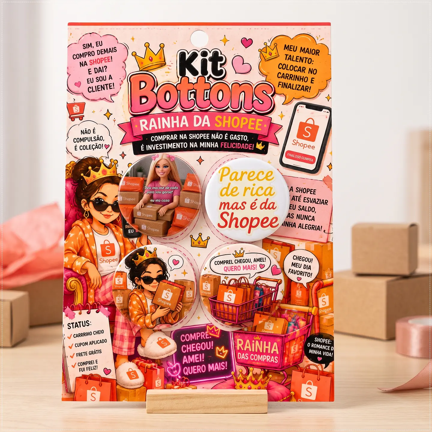 Arquivo de Corte Bottons Rainha da Shopee 85 1
