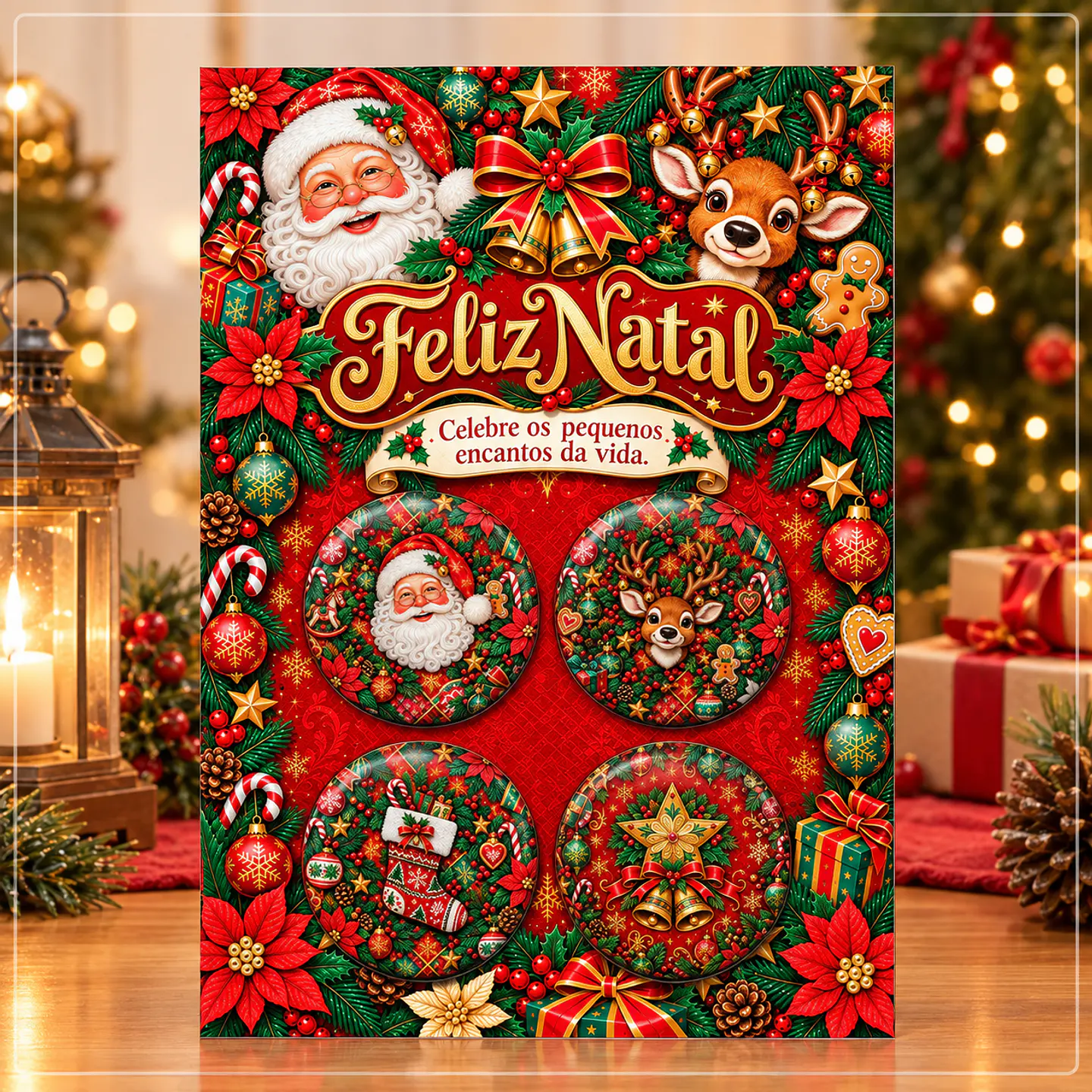 Arquivo de Corte Bottons Natal 5 1