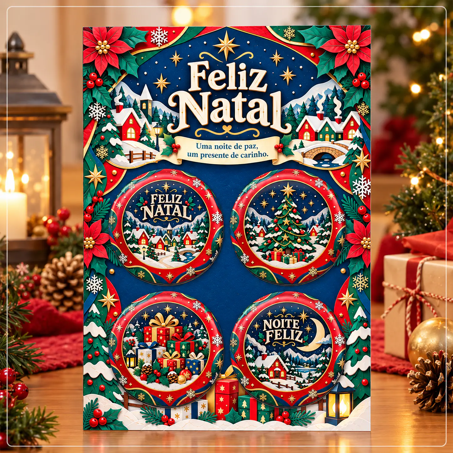 Arquivo de Corte Bottons Natal 4 1