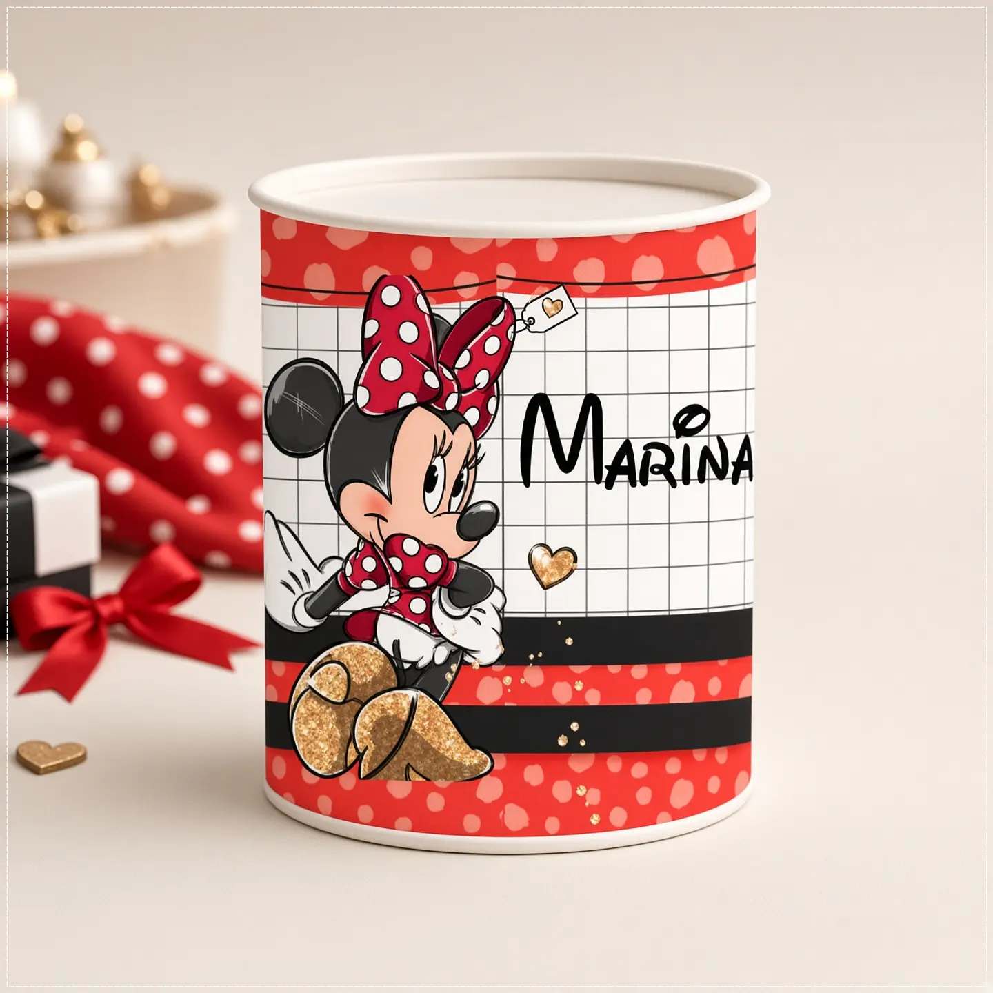Arquivo de Corte - Tubolata Minnie Vermelha 1