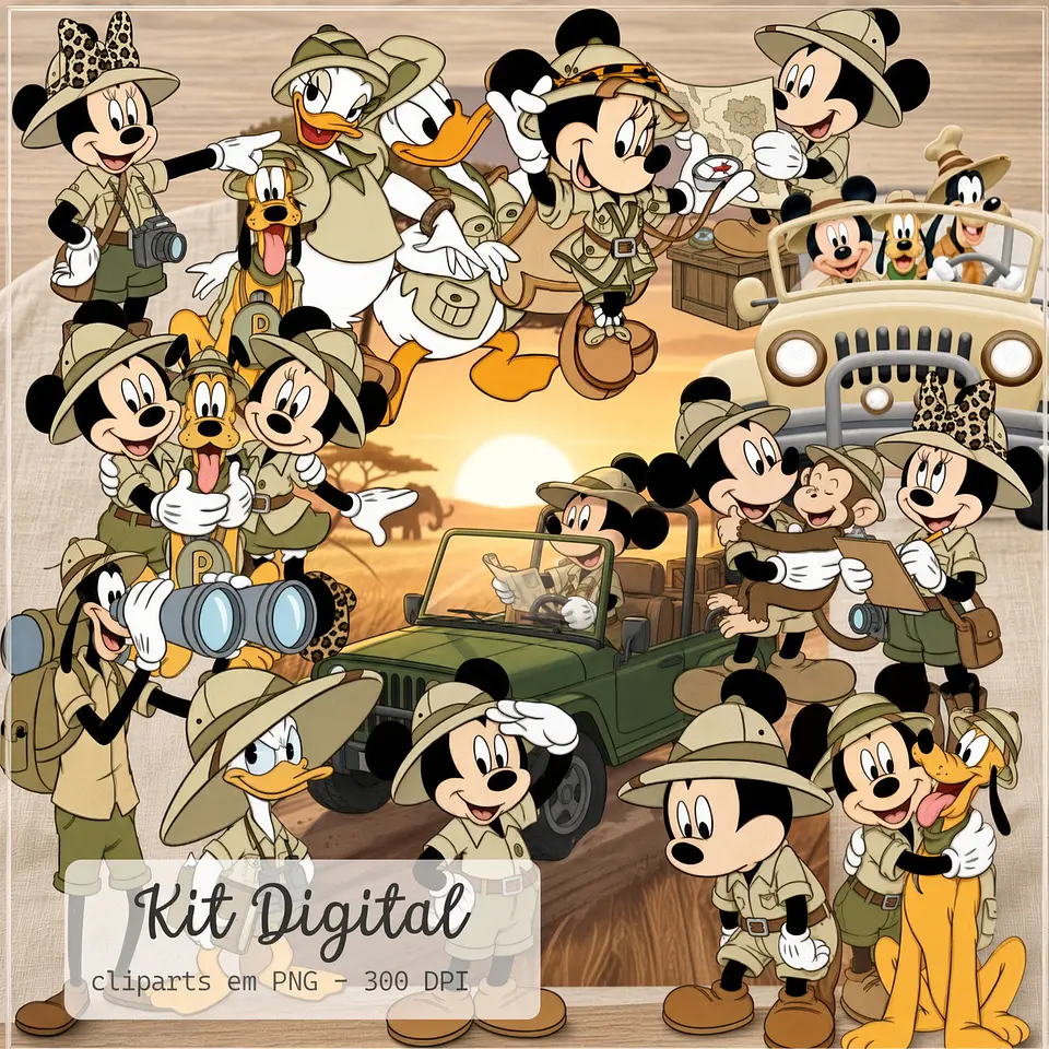 Kit Digital Mickey Safari 5 1