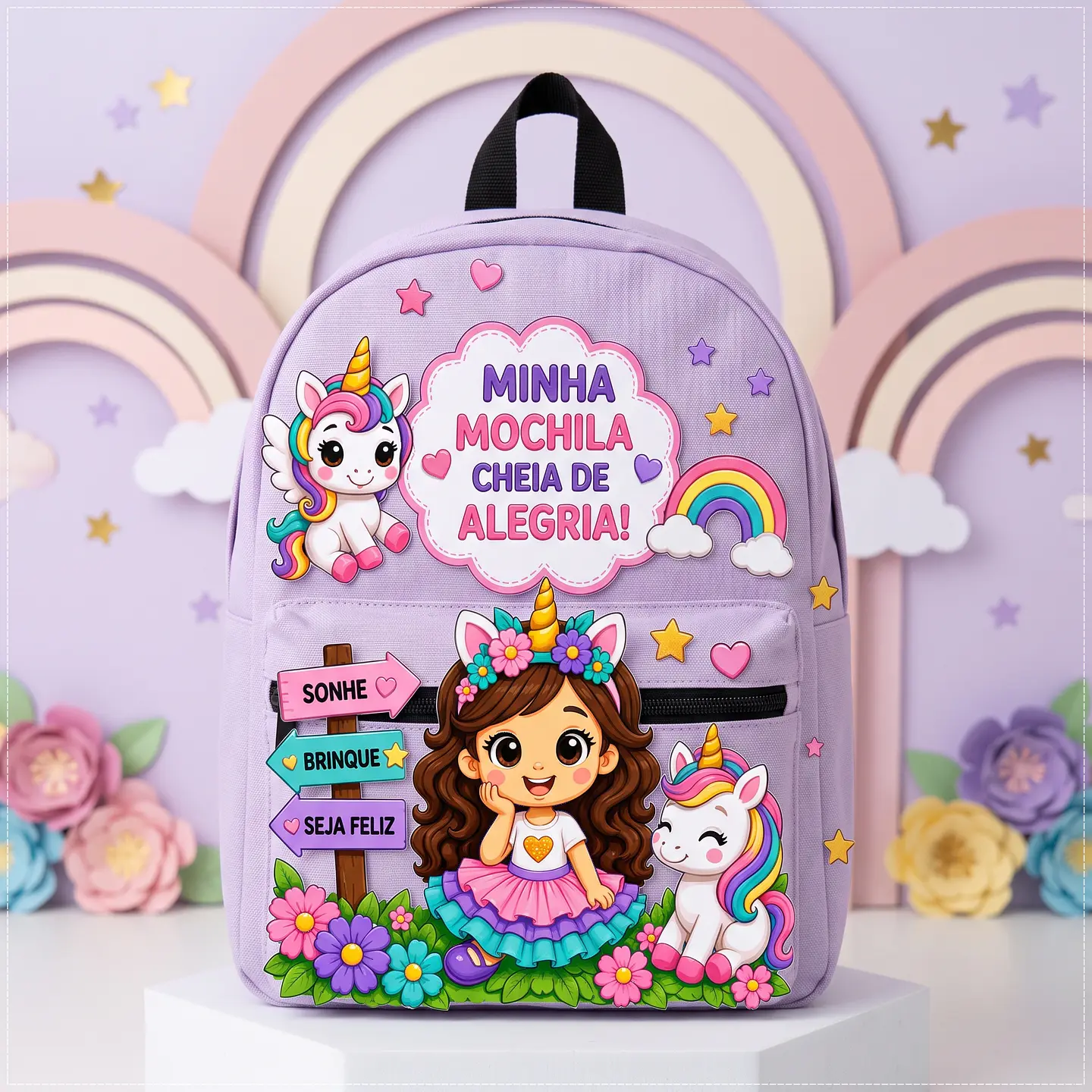 Mochila Maluca Unicornio Dia das Crianças 46 1